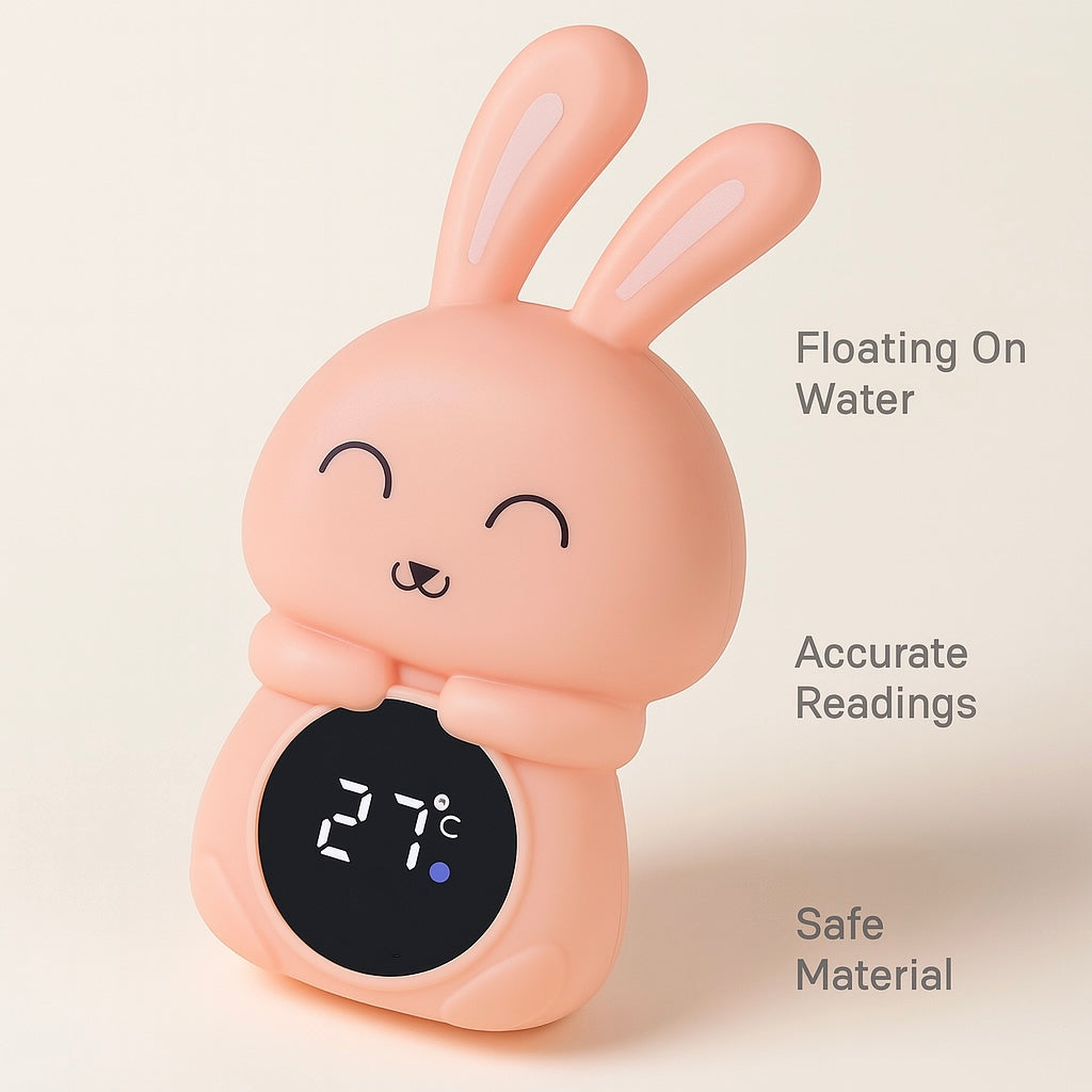 Floating Digital Baby Bath Thermometer with LED Display – Cartoon Safety Water Temperature Meter