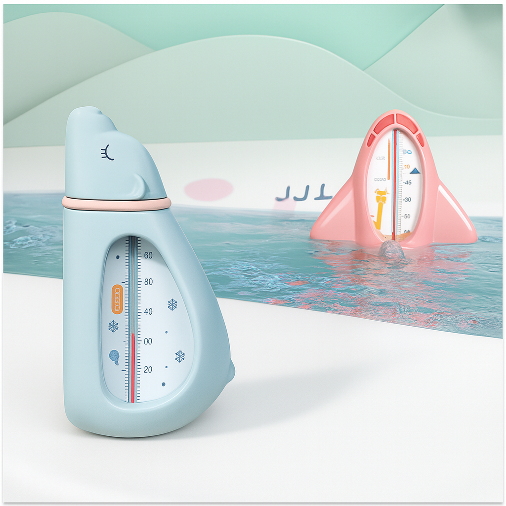 Floating Baby Bath Thermometer – Waterproof Digital Sensor with Safe Temperature Display