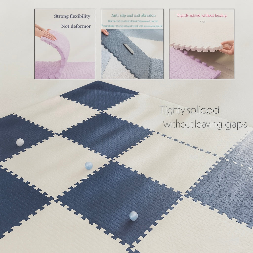 Baby Puzzle Play Mat – Soft EVA Foam Floor Tiles for Kids 30×30cm