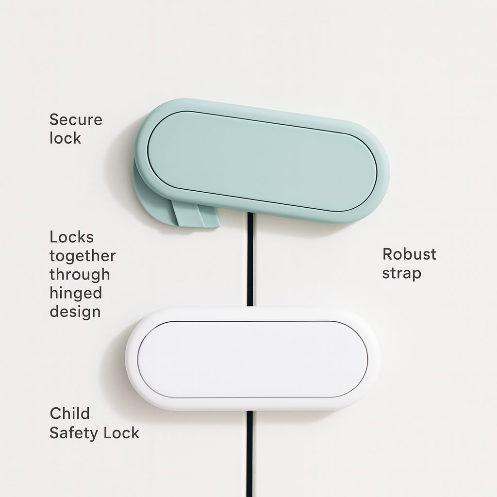 Child Safety Lock – Punch-Free Cabinet & Drawer Lock for Baby Protection (1/3/5pcs)