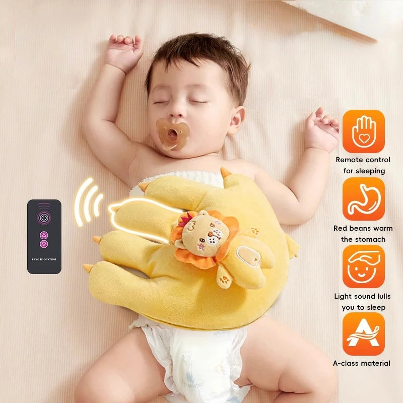 Soothing Sleep Aid Pillow – Calming Palms with Massage Function for Babies & Toddlers