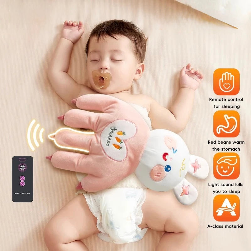 Soothing Sleep Aid Pillow – Calming Palms with Massage Function for Babies & Toddlers