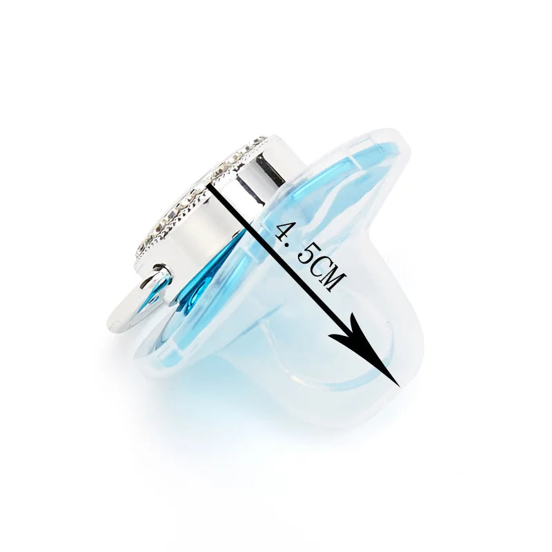 Baby Pacifier – BPA-Free Silicone Dummy with I Love Mum/Dad Design