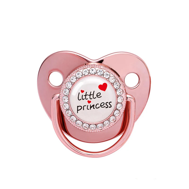 Baby Pacifier – BPA-Free Silicone Dummy with I Love Mum/Dad Design