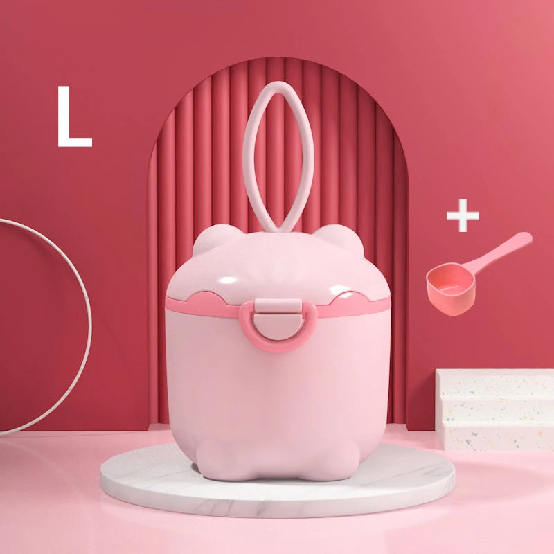 Cute Pig Milk Powder Storage Box – Portable BPA-Free Baby Food Container