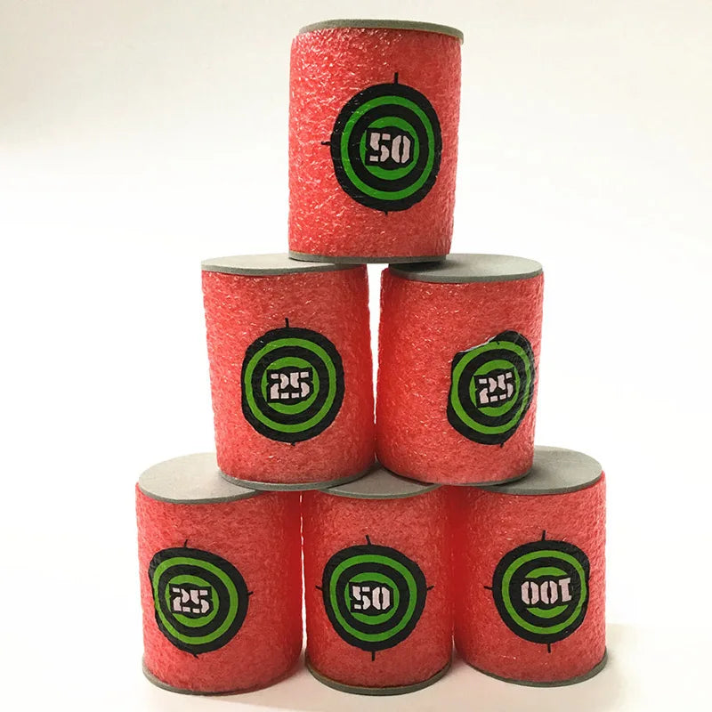 7.2cm Soft Foam Darts – 100PCS Refill Pack for NERF N-Strike Blasters