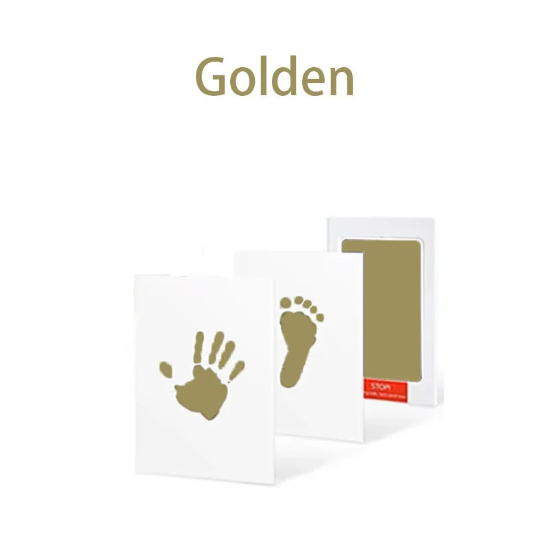 2-Set Baby Handprint & Footprint Ink Pads – Safe, Inkless Keepsake Kit for Babies or Pets