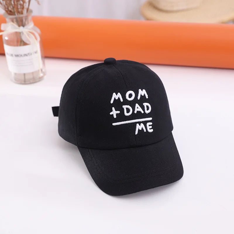 Adjustable Cotton Baby Baseball Cap – Letter Embroidery Snapback Hat for 1–3Y
