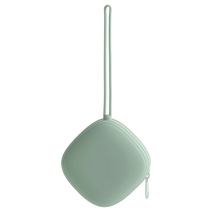 Portable Silicone Baby Pacifier Holder Case – Food Grade Zipper Soother Box for On-the-Go Use