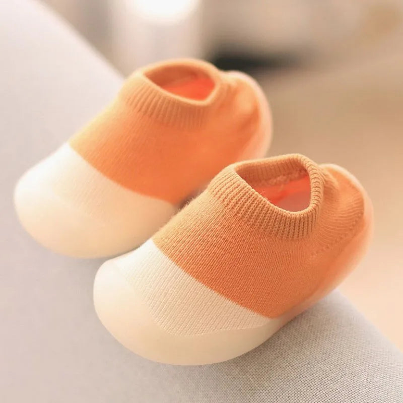 Baby First Walkers – Non-Slip Knit Slip-On Shoes for Infants & Toddlers 0–4 Years