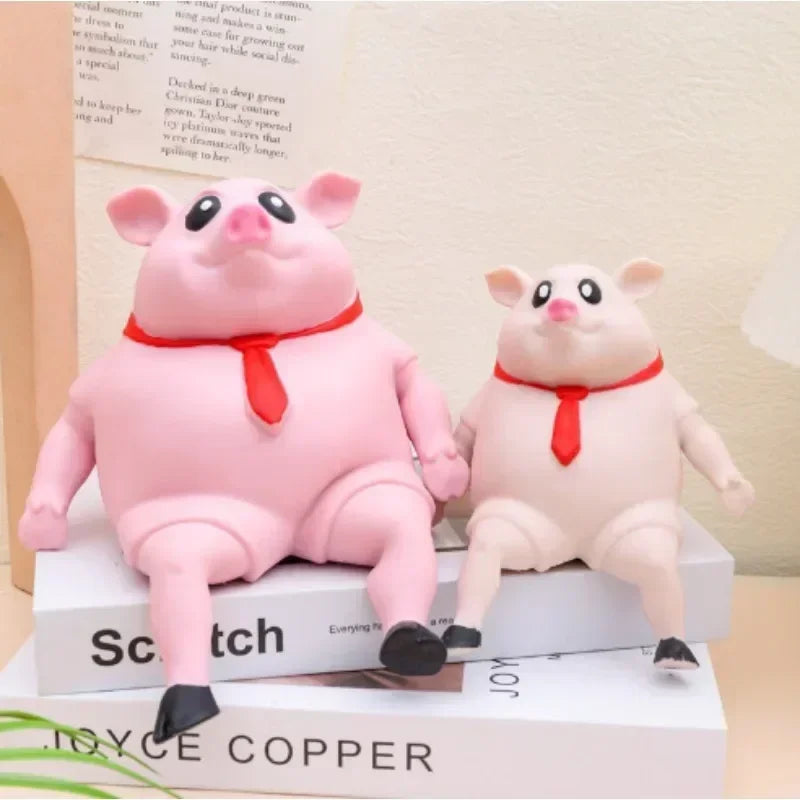 Cute Pink Pig Squeeze Toy – Stress Relief Animal Doll for Kids