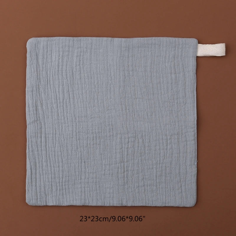 Baby Muslin Washcloth Set – Soft Cotton Gauze Towels for Newborn Bath & Face Care