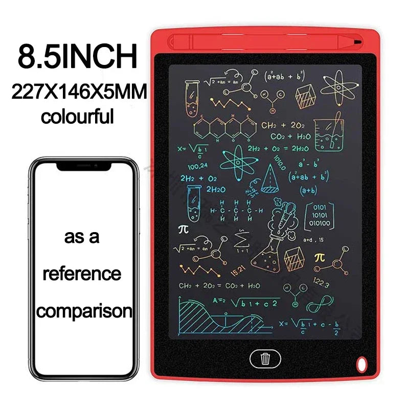 LCD Drawing Tablet for Kids – 4.4 / 8.5 Inch Magic Sketchpad with Battery Power