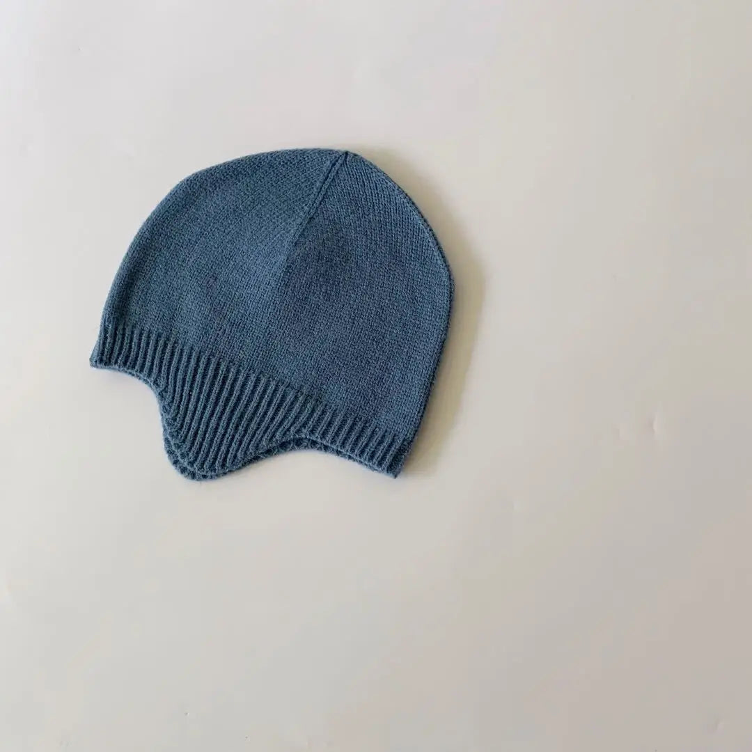 Baby Knit Hat – Korean Style Winter Beanie for Boys & Girls (Photography Prop)