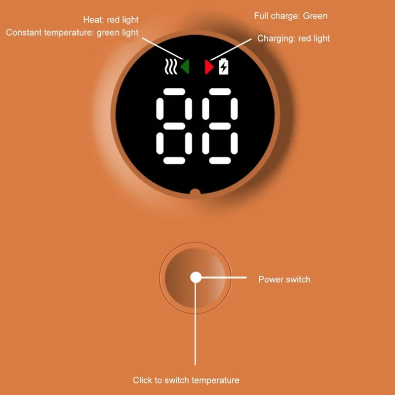 Cordless Portable Baby Bottle Warmer – Travel Milk Heater for Parents with Infants & Toddlers