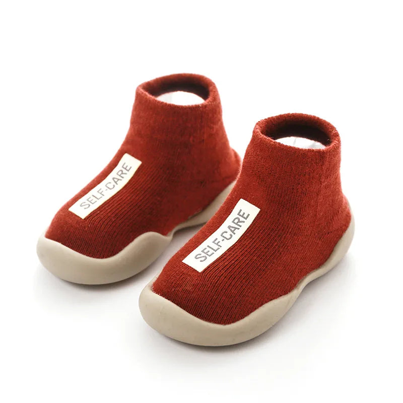 Baby First Walkers – Non-Slip Knit Slip-On Shoes for Infants & Toddlers 0–4 Years