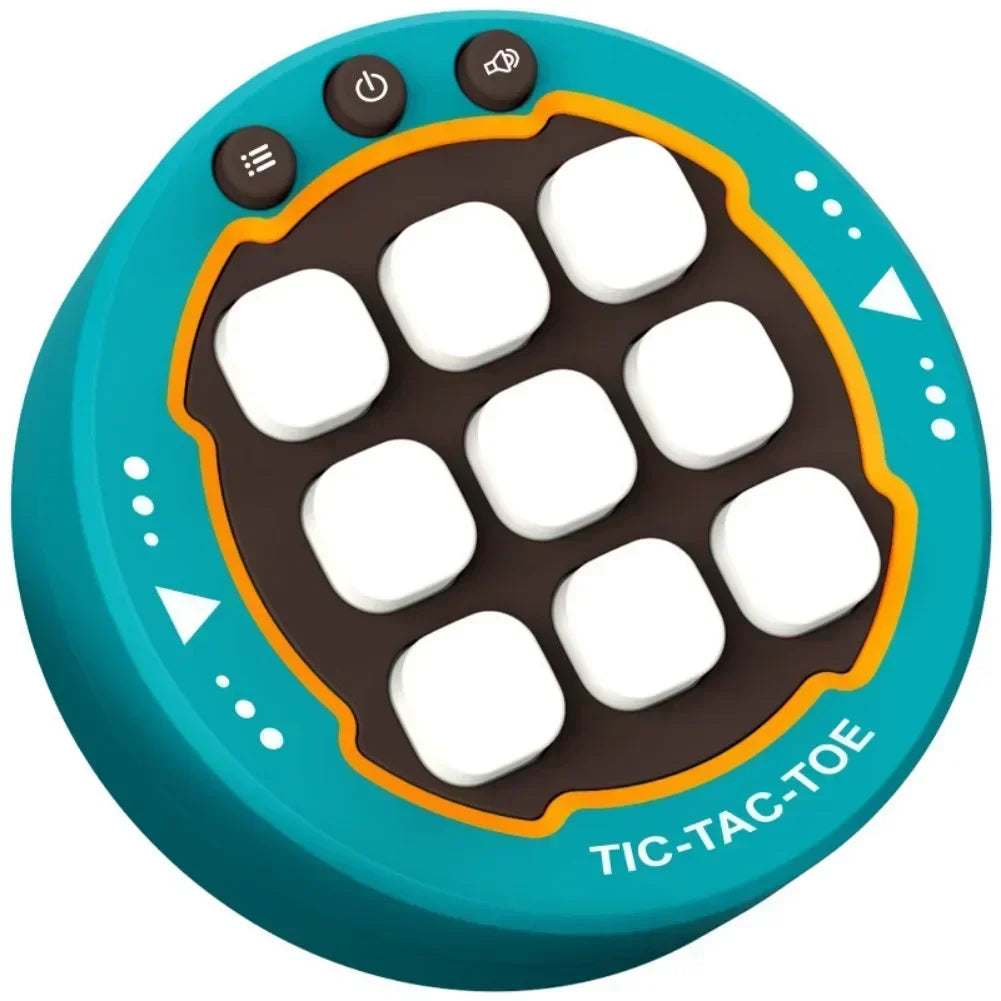 Electronic Tic-Tac-Toe Game – Portable Puzzle Board for Kids & Adults