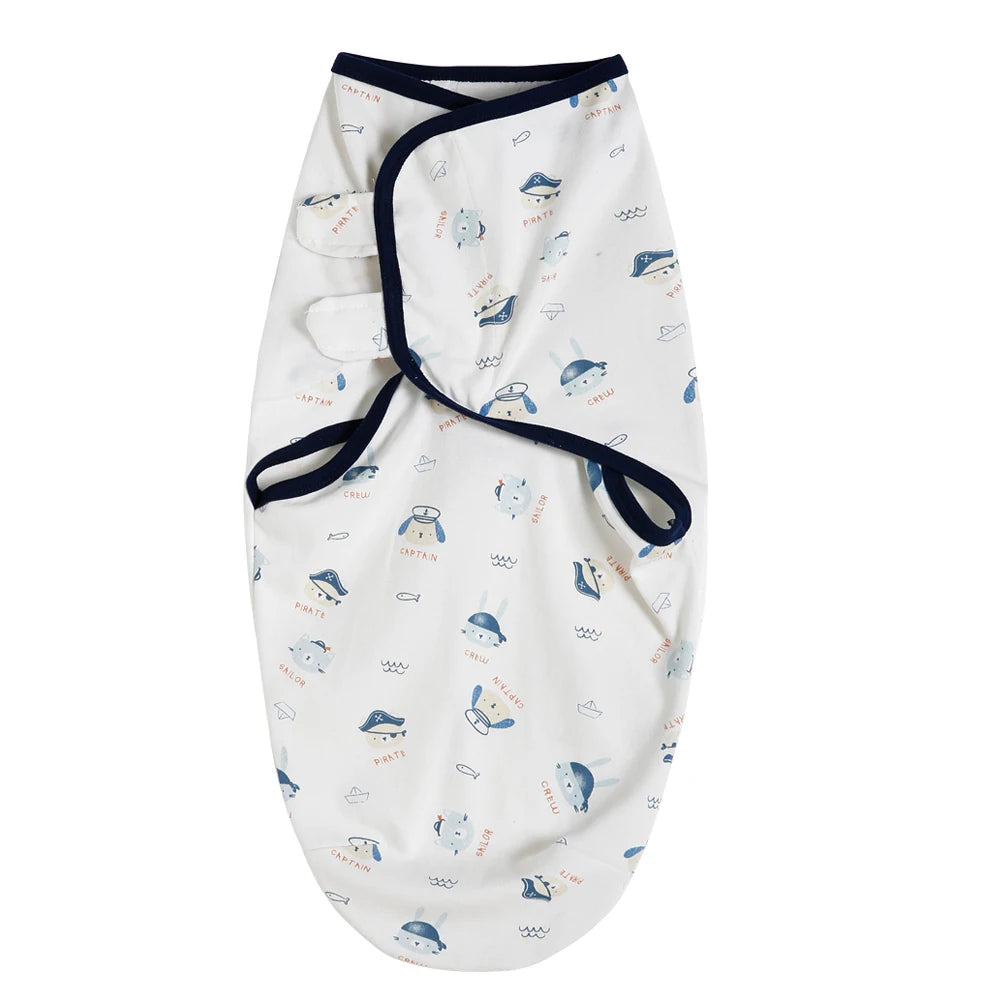 Baby Swaddle Wrap – Soft Cotton Cocoon Blanket for Newborns (0–12M)