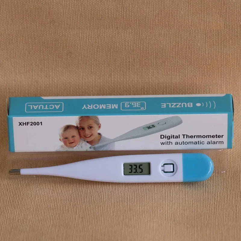 Digital Baby Bath & Body Thermometer – Accurate Armpit & Oral Temperature Monitor with Fever Alert