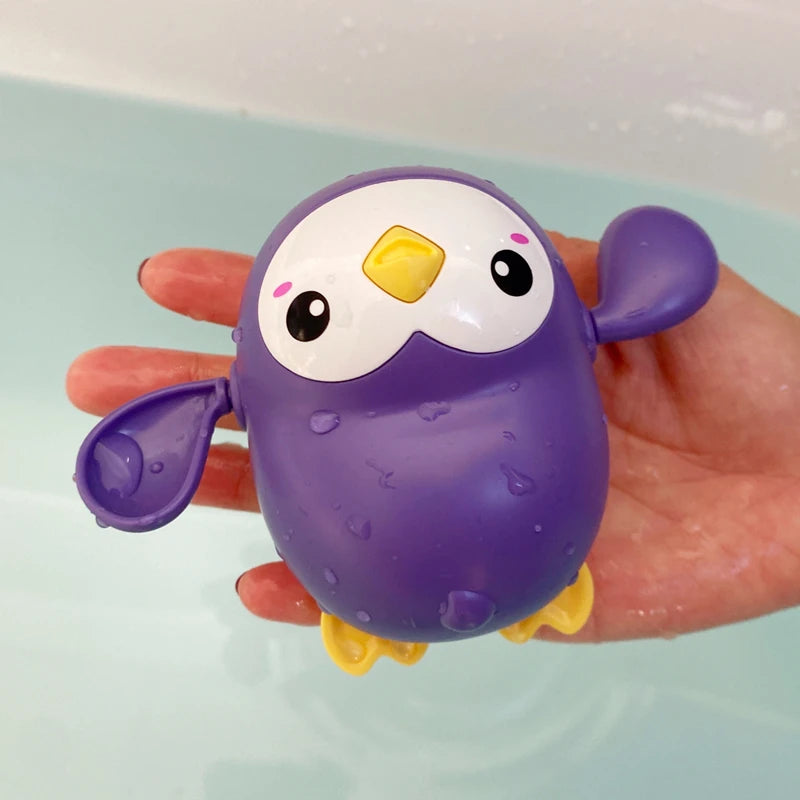 Baby Bath Sprinkler Toy – Cute Duck & Penguin Water Spray for Bath Time Fun