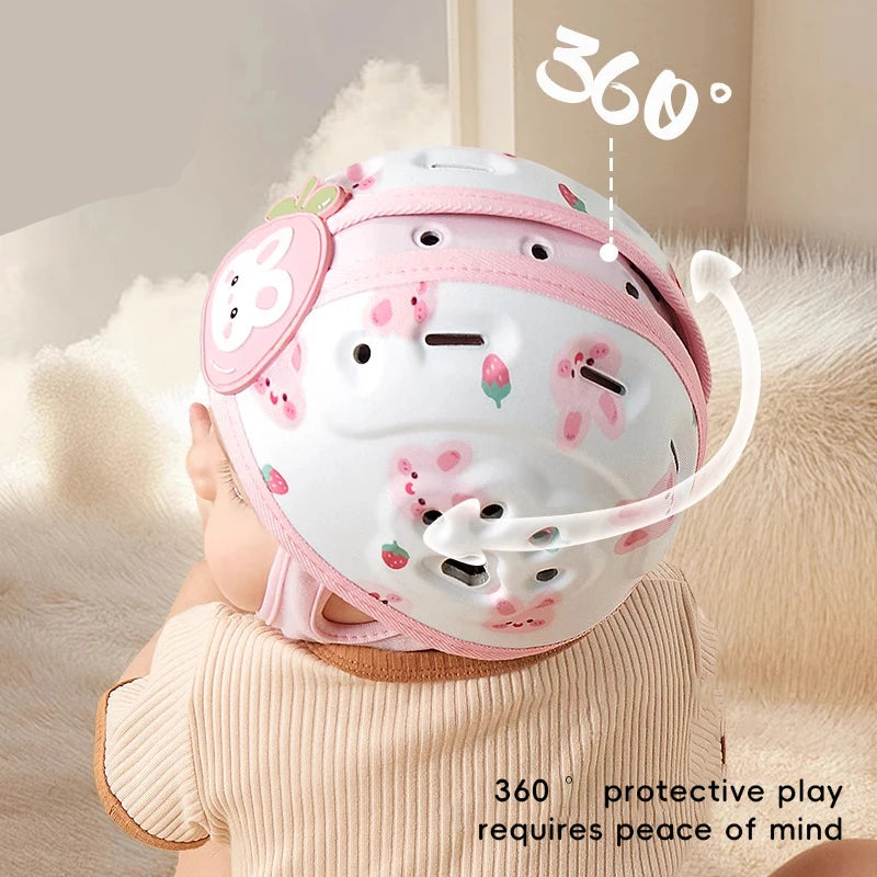 Baby Safety Helmet for Walking & Play – Adjustable Toddler Head Protector Hat