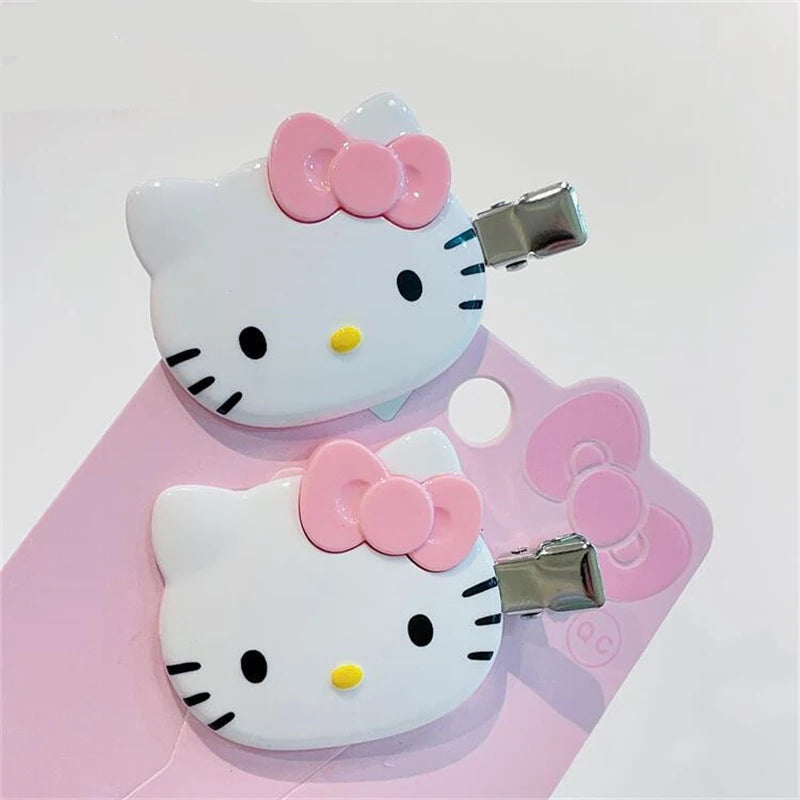Hello Kitty Hairpin & Scrunchie Set – Cute Anime Hair Accessories for Baby Girls