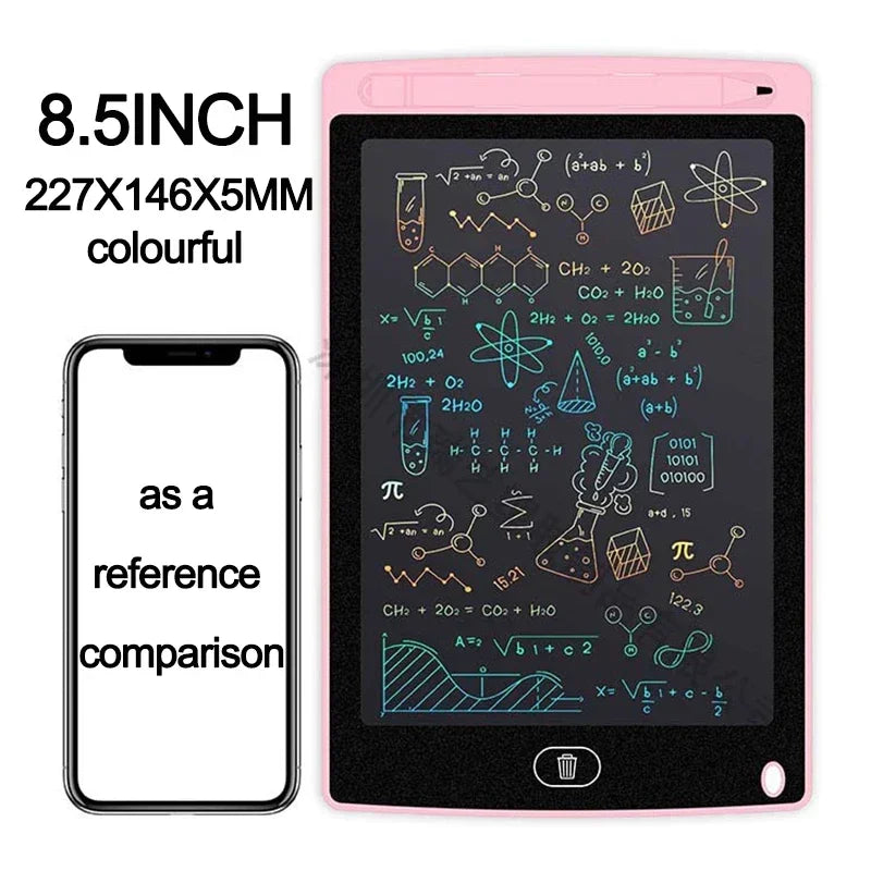 LCD Drawing Tablet for Kids – 4.4 / 8.5 Inch Magic Sketchpad with Battery Power