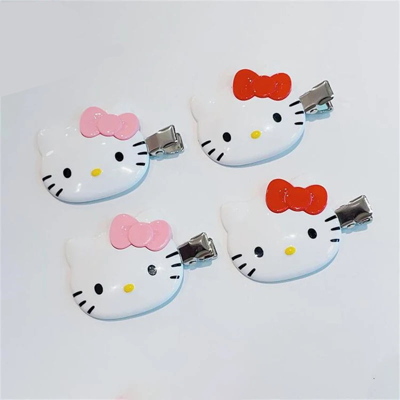 Hello Kitty Hairpin & Scrunchie Set – Cute Anime Hair Accessories for Baby Girls