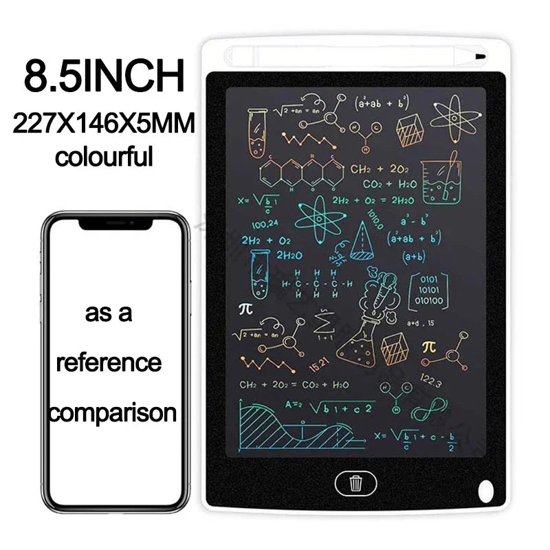 LCD Drawing Tablet for Kids – 4.4 / 8.5 Inch Magic Sketchpad with Battery Power