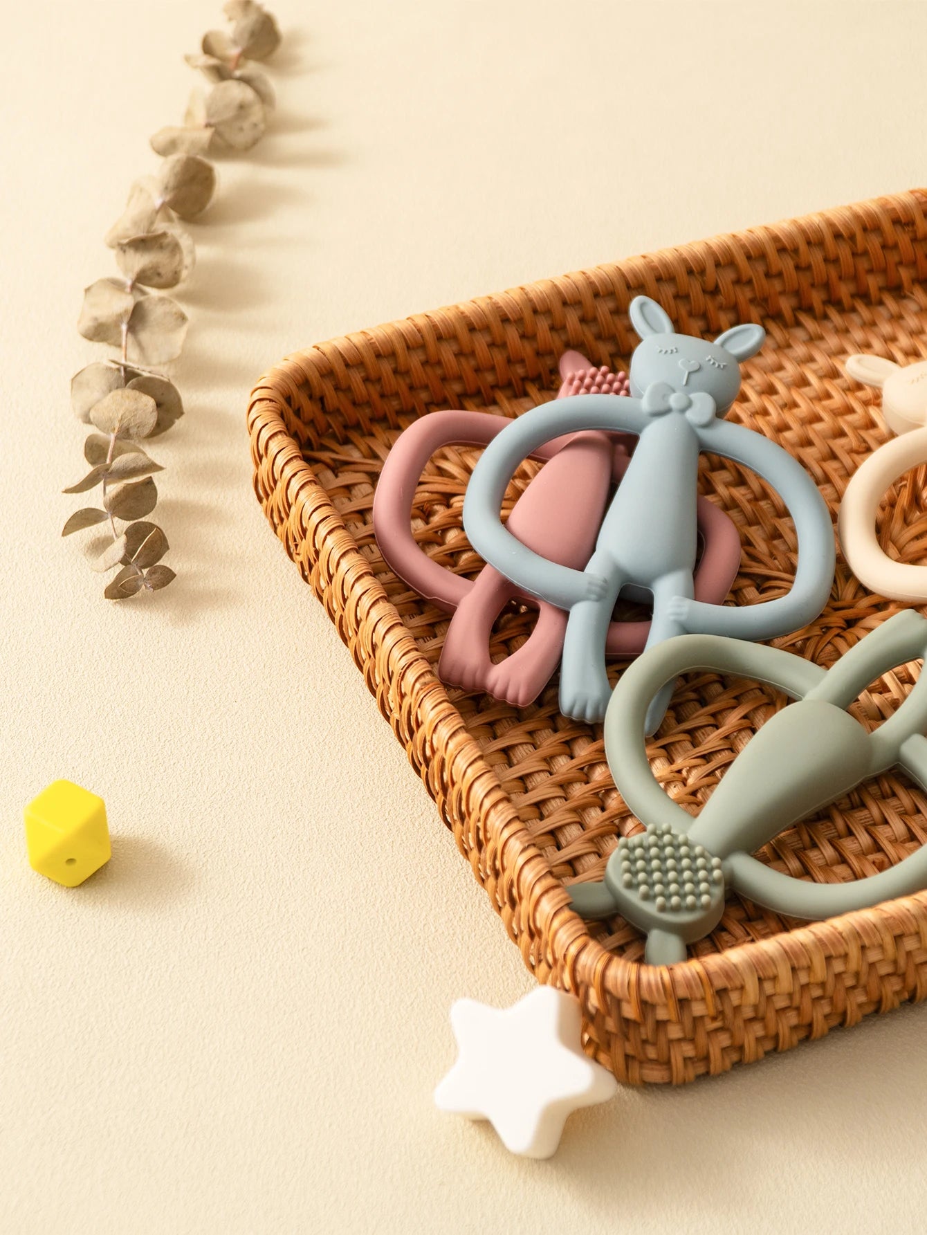 Silicone Rabbit Baby Teether – BPA Free Infant Chewing Toy