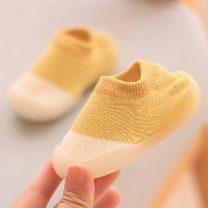 Baby First Walkers – Non-Slip Knit Slip-On Shoes for Infants & Toddlers 0–4 Years