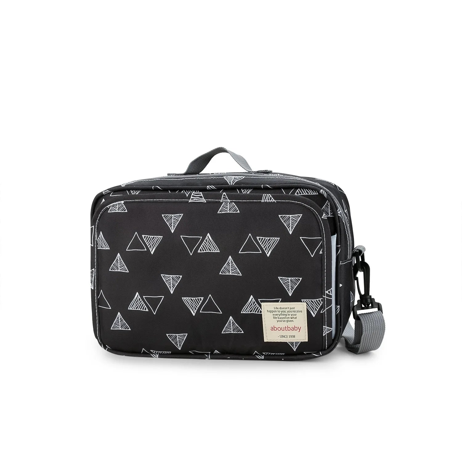 Waterproof Baby Mummy Bag – Wet/Dry Double Handle Diaper Organizer with Fashion Prints