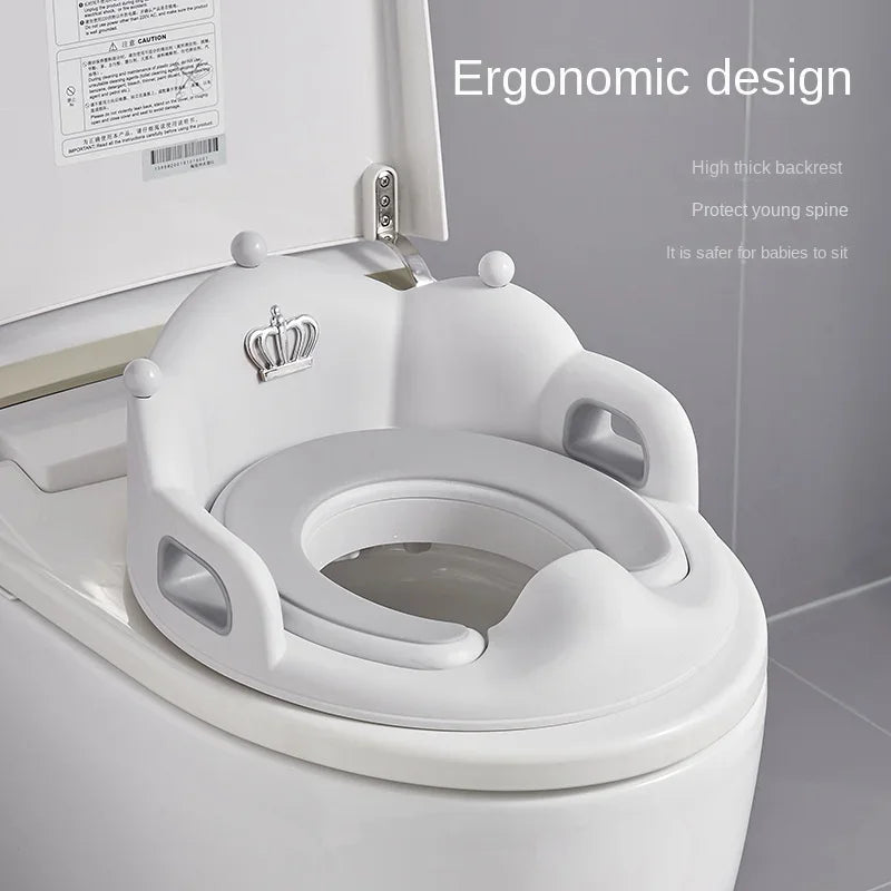Toddler Toilet Seat Ring – Unisex Plastic Potty Training Seat for Kids