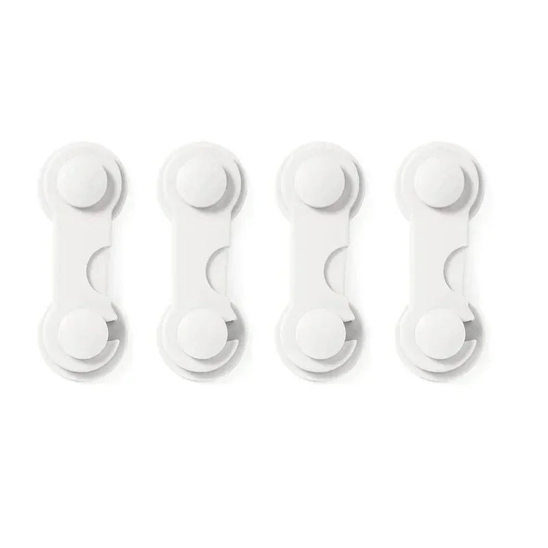 4/6pcs Baby Safety Drawer Locks – Anti-Pinch Cabinet & Fridge Lock Buckles