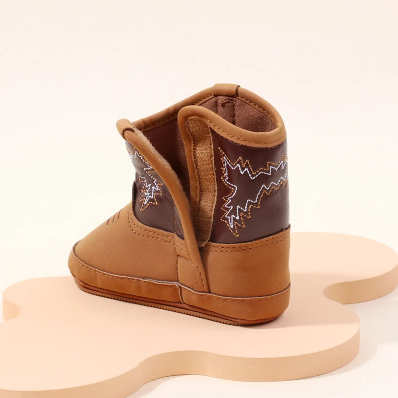 Baby PU Leather Boots – Soft Prewalker Shoes for Boys & Girls