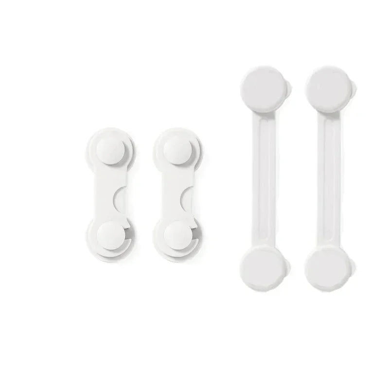 4/6pcs Baby Safety Drawer Locks – Anti-Pinch Cabinet & Fridge Lock Buckles