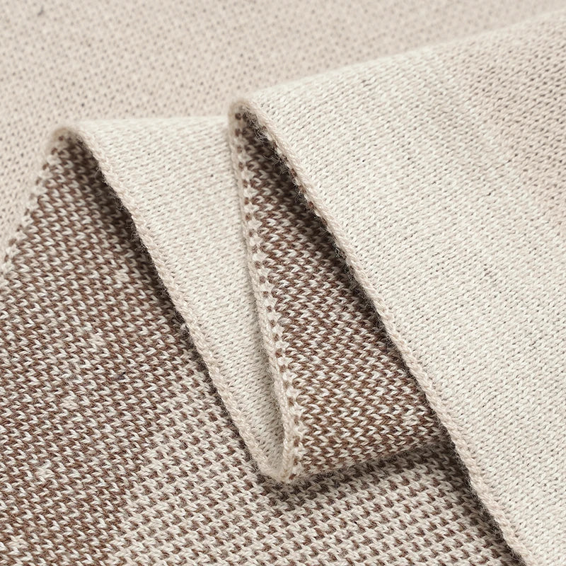 Baby Cotton Knitted Blanket – Soft Swaddle Wrap & Nursery Quilt for Newborns (90x70cm)