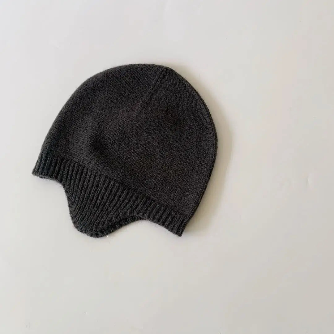 Baby Knit Hat – Korean Style Winter Beanie for Boys & Girls (Photography Prop)