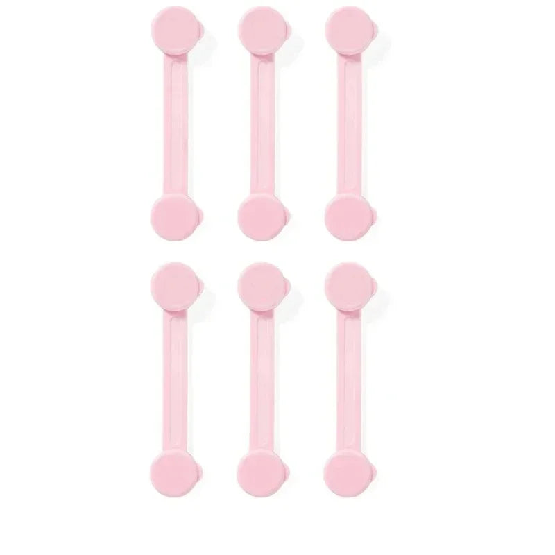 4/6pcs Baby Safety Drawer Locks – Anti-Pinch Cabinet & Fridge Lock Buckles