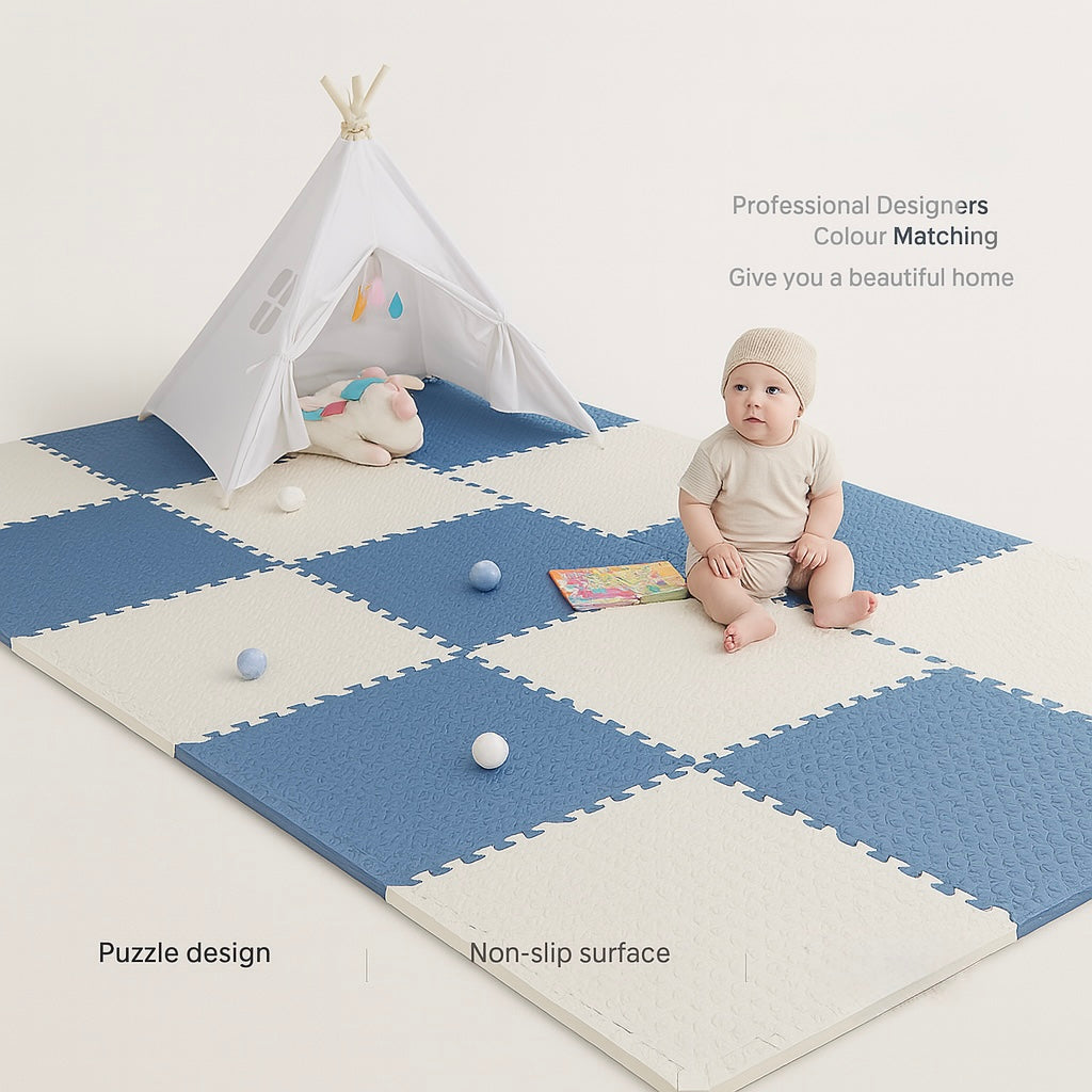 Baby Puzzle Play Mat – Soft EVA Foam Floor Tiles for Kids 30×30cm