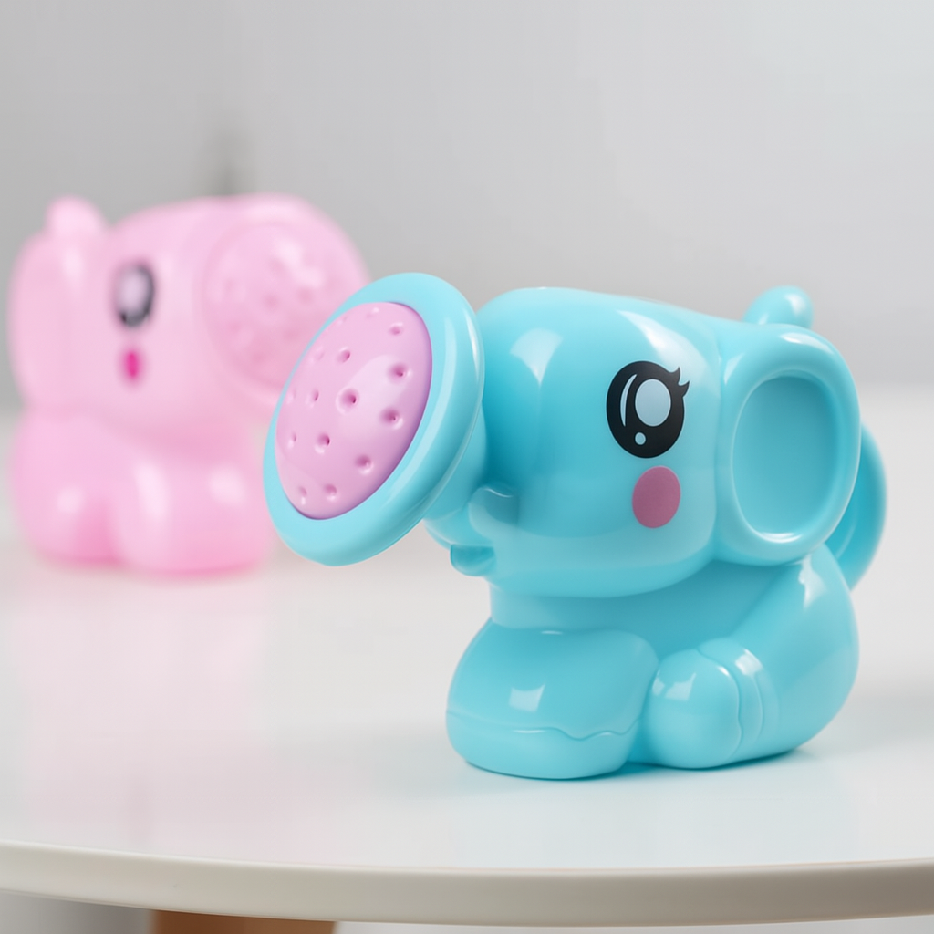 Elephant Bath Sprinkler Toy – Baby & Toddler Plastic Watering Pot for Fun Bath Time