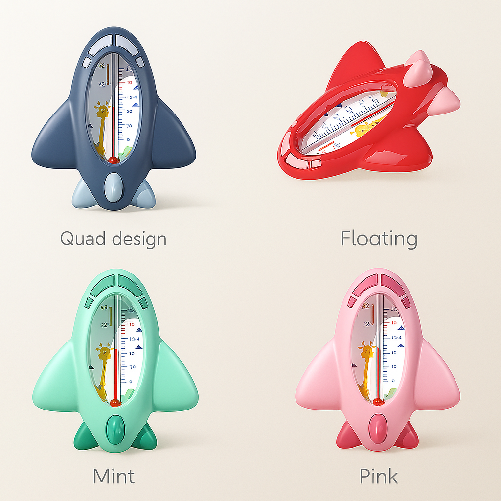 Floating Baby Bath Thermometer – Waterproof Digital Sensor with Safe Temperature Display