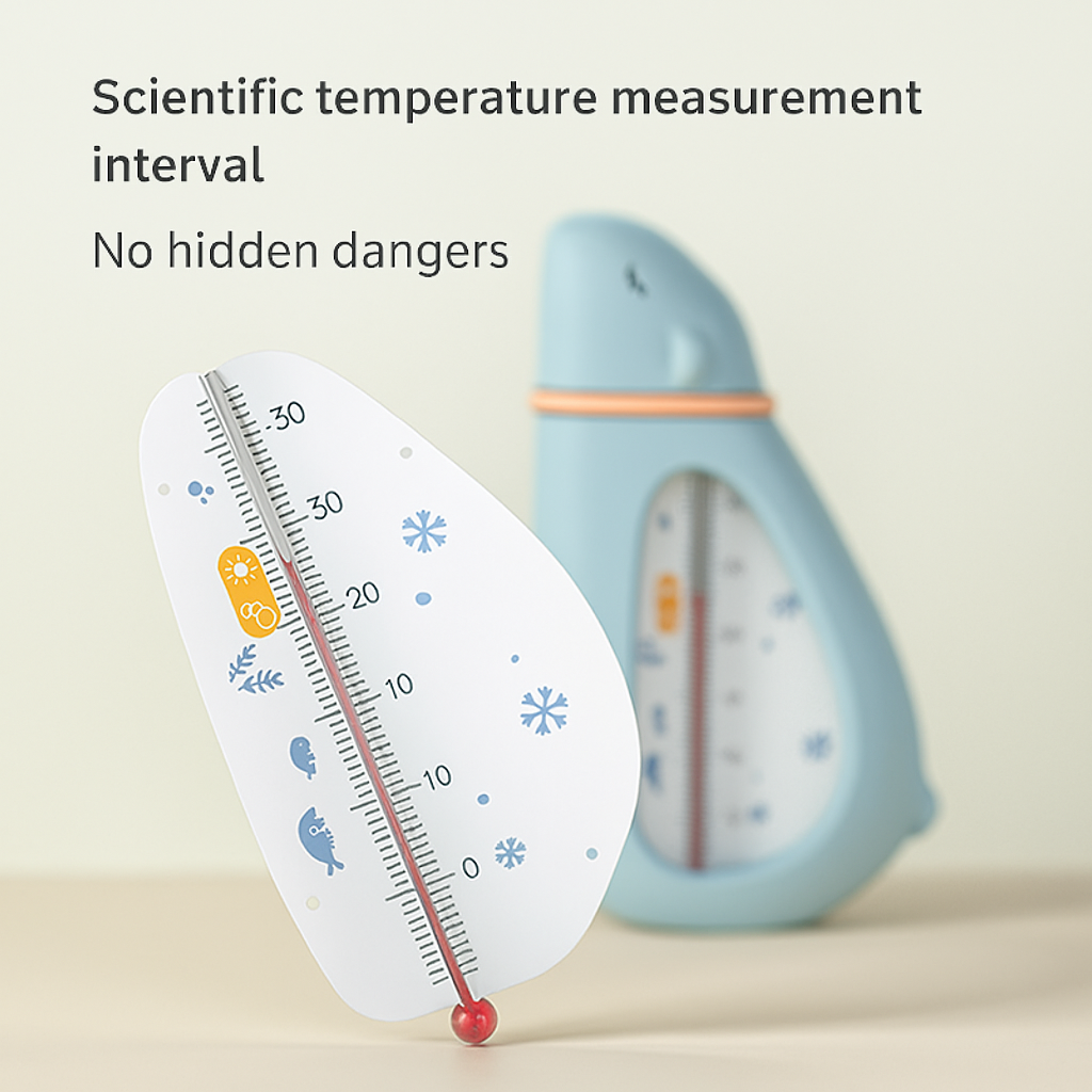 Floating Baby Bath Thermometer – Waterproof Digital Sensor with Safe Temperature Display