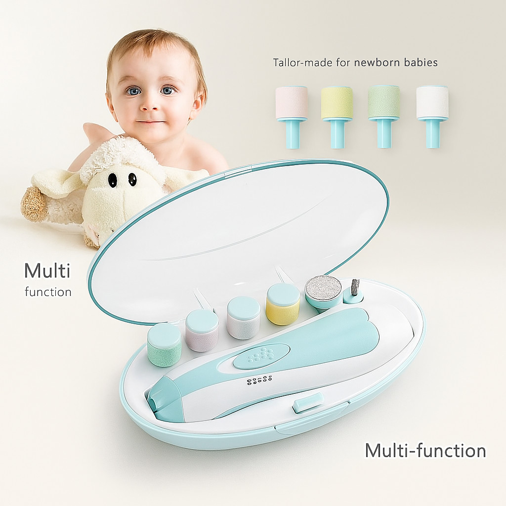 Baby Electric Nail Trimmer – Gentle Multifunction Nail Care Set for Infants & Toddlers
