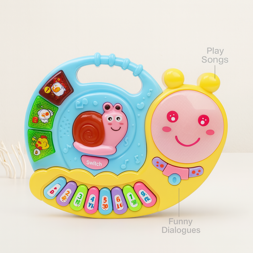 Kids Cartoon Piano Keyboard – Animal Sound & Light Educational Toy