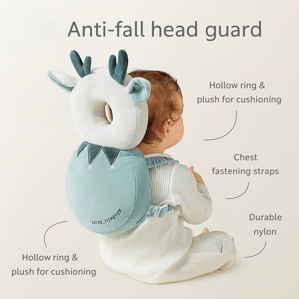 Baby Head Protection Pillow – Soft Anti-Fall Cushion for Newborn Safety