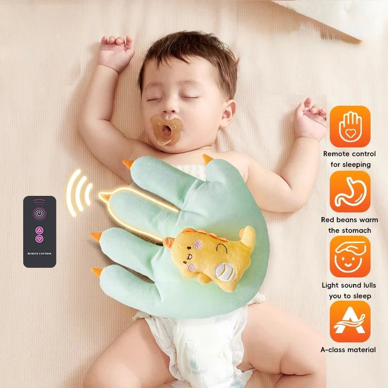 Soothing Sleep Aid Pillow – Calming Palms with Massage Function for Babies & Toddlers