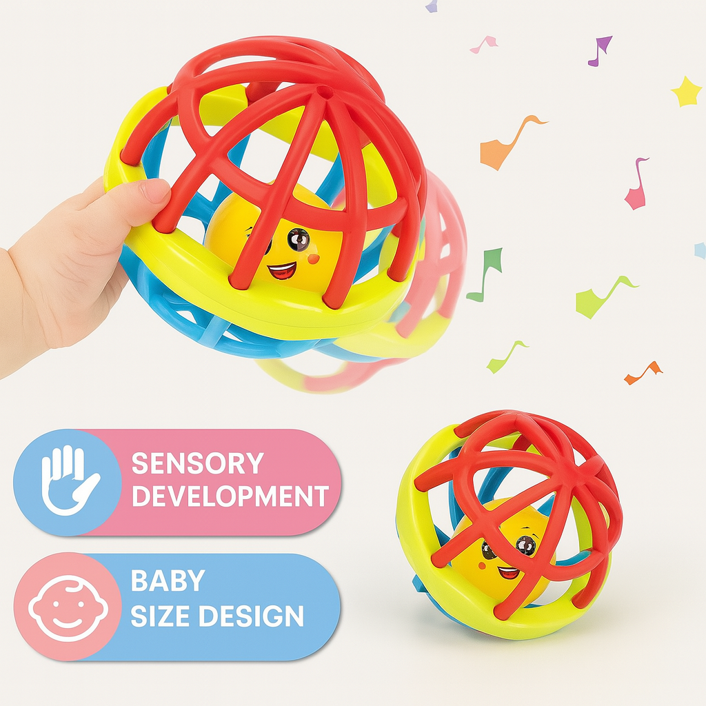 Baby Rattle Set – Sensory Educational Shaker Toys for Newborns & Infants