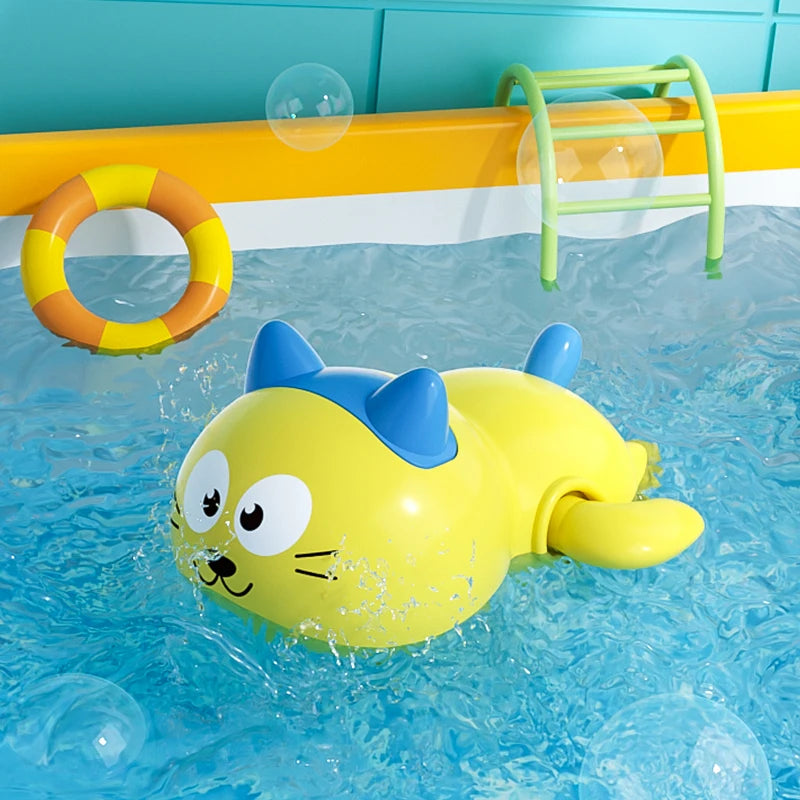 Clockwork Tortoise Bath Toy – Wind-Up Swimming Animal for Bathtub Fun