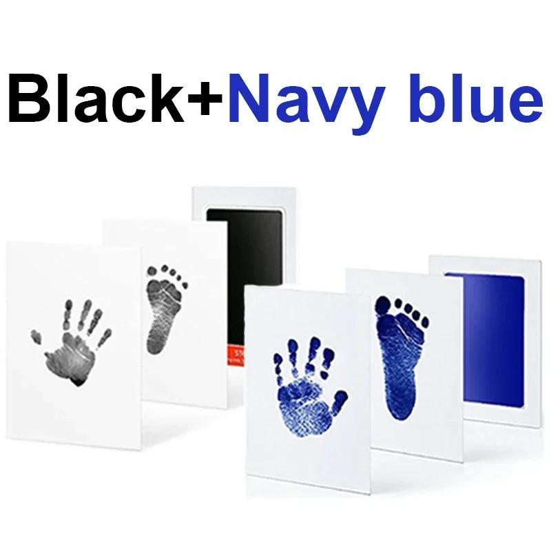 2-Set Baby Handprint & Footprint Ink Pads – Safe, Inkless Keepsake Kit for Babies or Pets